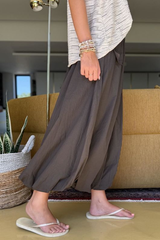 The Moxie Bubble Skirt Chocolate